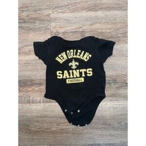 NFL New Orleans Saints Cotton Baby Bodysuit 6-9m  NWOT
